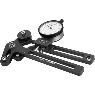 Fiets Reparatie Gereedschap Fiets Spaak Spanning Meter Digitale Weegschaal Meet voor Fietsen Wielen Afstelgereedschapzwart black