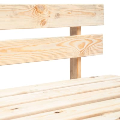 vidaXL - Tuinbank - pallet - hout