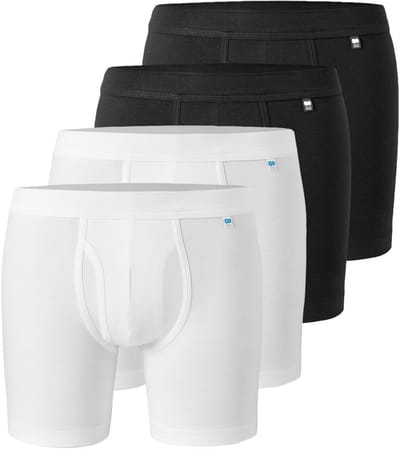 Schiesser Heren lang short / pant 4 pack Long Life Cotton