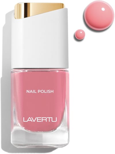 LAVERTU Nagellak Nature – 32 Dagmar Rose - Langhoudende Vegan Nagellak met Natuurlijke Glans – Sneldrogend & Verzorgend – 10 ml