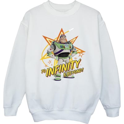 Disney Meisjes Toy Story Buzz To Infinity Sweatshirt (Wit)