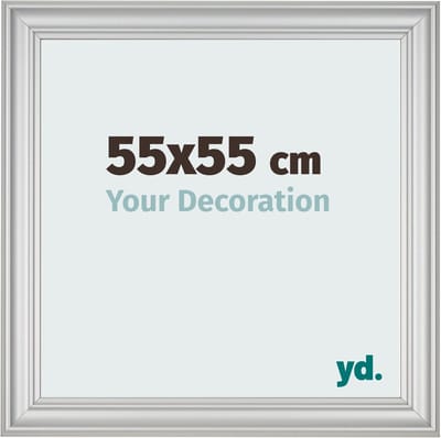 Your Decoration - Fotolijst 55x55 cm - MDF - Zilver Mat - Lazio