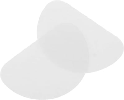 Schoenzoolbeschermers - Hielbeschermers Inlegzolen - Voorkom Uitglijden - Zelfklevend Dempende Kussens - 9x6x0.1 cm - Transparant