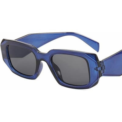 Lunettes de soleil rectangulaires vintage pour femmes Tendances Carrées Blanches Grande Monture Lunettes de soleil Féminines Oculos Lunette De Soleil