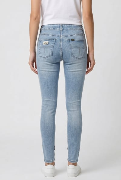 Lois Celia Cobalt Stone Size: W24L32 | Skinny Pants Outlet | Dames | Blauw