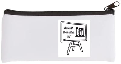 Akyol - bedankt voor alles juf Etui - Juf - juf - leraar - 20 bij 9 cm