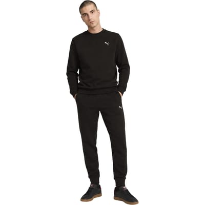 Puma ESS-fleece-sweatshirt voor heren (Poema Zwart)