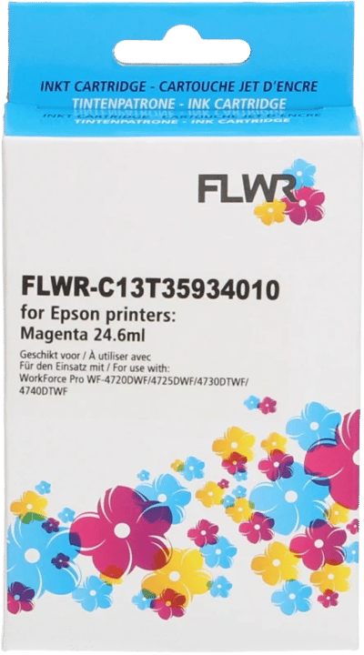 FLWR - Cartridges / Epson 35XL / magenta / Geschikt voor Epson