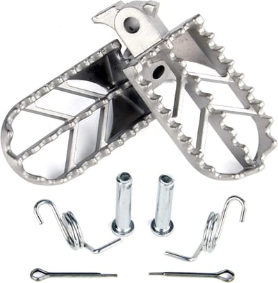 Crossmotor Voetsteunen, RVS Voetsteun voor CRF50 CRF70 KLX110 Pit Bikes Motorfiets