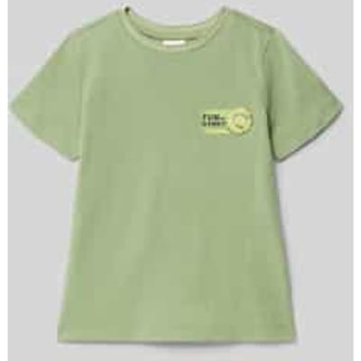 T-shirt met geborduurd bear en streepdetails kind s.Oliver