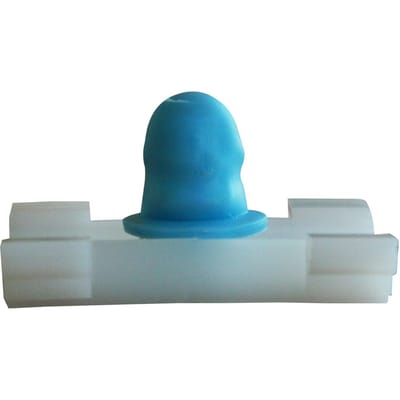 10 Stuks Sierlijstklem met Blauwe Rubberen Hoes voor BMW: 51138166675   Opel:172017  Fiat:71717421