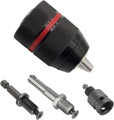 Ronte - Quick Change Boorkop Zelfspannend 1/2"-20UNF Draad Adapter voor Impact Drivers - 1.5-13mm - Verbeterde Nauwkeurigheid - Snelle Wissel