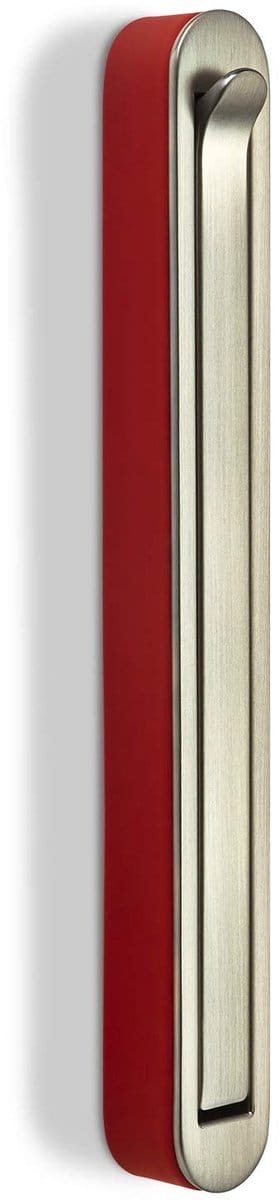 Klaphaken HARZ - Ring: rood / haken RVS-look
