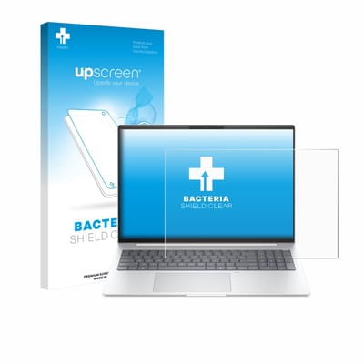 upscreen - Screenprotector voor HP EliteBook 8 G1i 16" - Folie Beschermfolie transparant antibacterieel