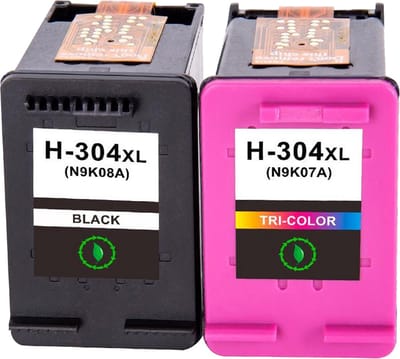 Inktcartridge Geschikt voor HP 304XL Multipack (N9K07AE / N9K08AE) Geschikt voor HP DeskJet 2620, 2630, 2632, 3720, 3762, Envy 5010, 5020, 5030