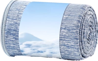 SNJY® Koeldeken - Koelmat - Zomerdekbed Zonder Overtrek - 150 x 200 cm - Blauw