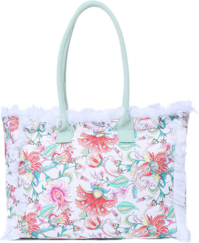 Tas Dames - Zomerse Print - 50x30x15 cm - Groen