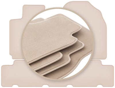 PREMIUM beige vloermatten voor: Toyota RAV4 III SUV 2006-2013