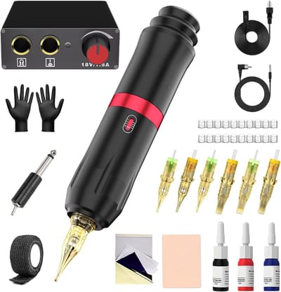 HEZIVO® Professionele Tattoo Machine - Complete Set - Eenvoudig Gebruik