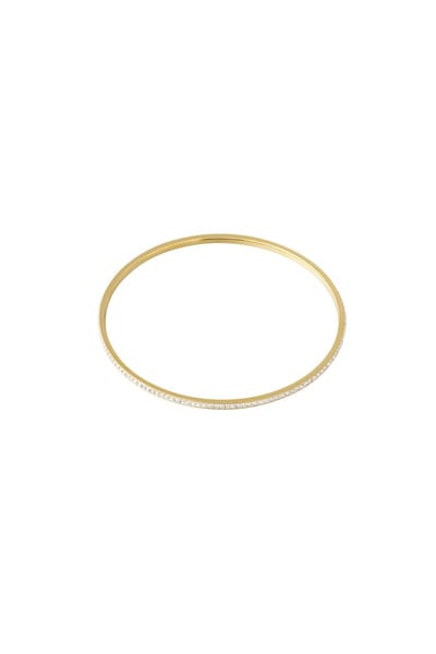 Yehwang Strass Armband Goudkleurig - Met Steentjes - Roestvrij staal - Nikkelvrij