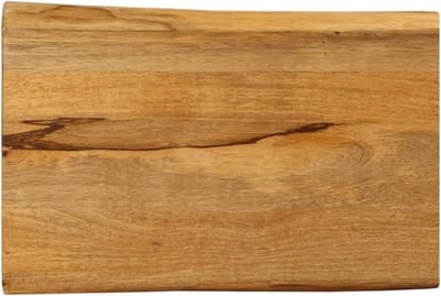 Tafelblad Massief Mangohout met Natuurlijke Rand 60x40x2.5 cm - Houten Werkblad