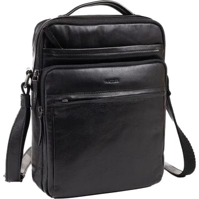 Sac bandoulière van leer en zijde van kalfsleer Matties Bags