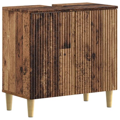 vidaXL - Wastafel - kabinet - voor - de - badkamer - ARNHEM - Oud - hout