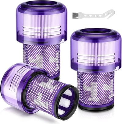 Geschikt voor Dyson V12 Detect Slim Absolute 3 HEPA-filters, vervangingsfilteraccessoires Geschikt voor Dyson V12 stofzuigers, wasbaar.