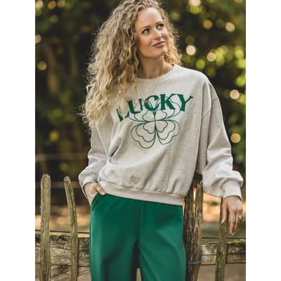 LXS - the female concept - Dames broek - Maat S - in de kleur Groen van92% polyester 8% Spandex -2531-9612-302