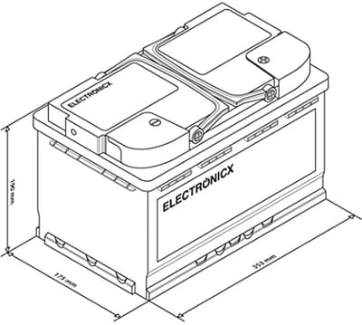 AGM batterij 120 AH 12 V - Vrijetijdsaccu voor veelzijdige toepassingen