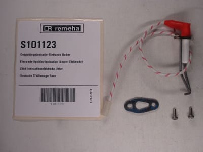 Remeha Ontsteking-ionisatie-elektrode onder, S101123