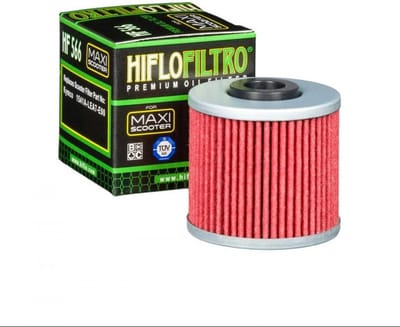 Hiflofiltro-oliefilter voor Kymco 125 Downtown I scooter, bouwjaar 2009 t/m 2016, nieuw