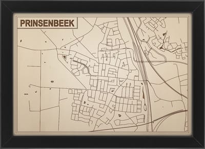 Decoratief Beeld - Houten Van Prinsenbeek - Hout - Bekroned - Bruin - 21 X 30 Cm