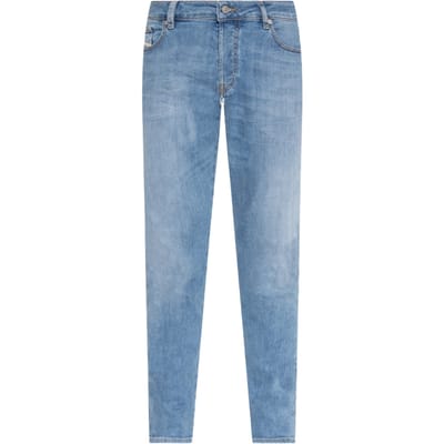 Diesel D-Yennox taps toelopende lichtblauwe jeans