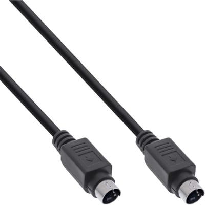 InLine 89950 S-videokabel 2 m S-Video (4-pin) Zwart