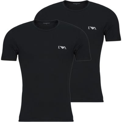 Emporio Armani Stretch Jersey Fitted Loungewear Shirt Heren (2-pack) - Maat M