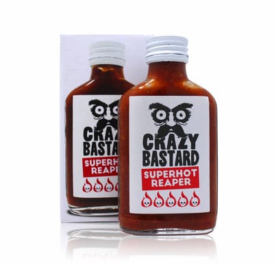 Crazy Bastard Sauce – Superhot Carolina Reaper Hot Sauce – 100ml