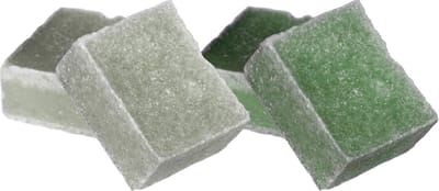 Ideas4seasons Amberblokjes/geurblokjes - dennen en eucalyptus - 6x stuks - huisparfum