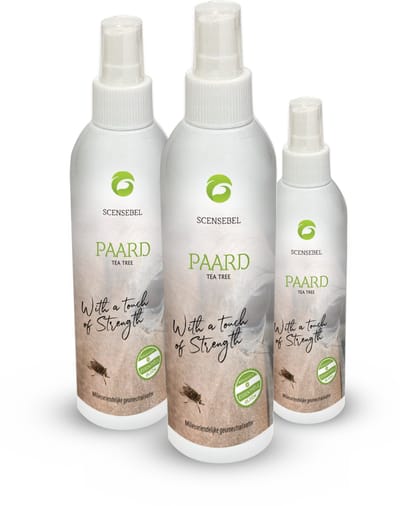 Scensebel – Paard – Tea Tree - Neutraliseert geur en verzorgt paard - With a touch of Strength – 250 ml