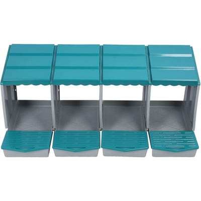 Kippennestkast PP Kippenei Legbox voor Kippen Eenden Pluimvee Comfortabel Ruim Gemakkelijk Schoon te Maken Type 3