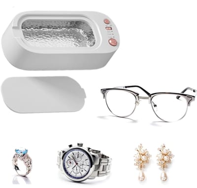 Mini ultrasoon reiniger - perfect voor juwelen, brillen - Sieraden Reiniger - Ultrasone - Reinigingsapparaat - Sieraden schoonmaken - Ultrasonic Cleaner - Reinigingsapparaat voor instrumenten - Ultrasone Reiniger - brillenreinigingsapparaat