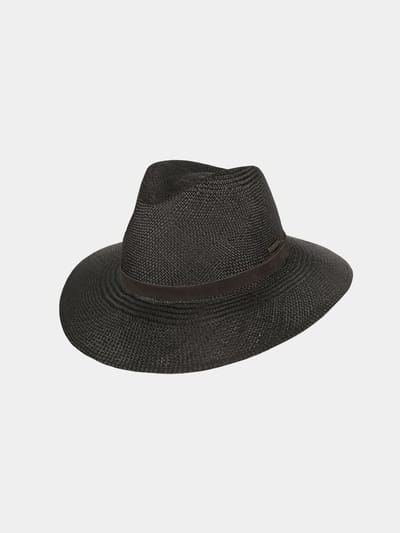 Vincenzo - Panama hoed - Zwart