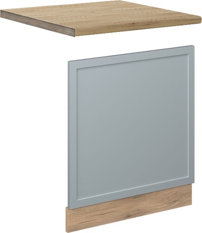 Vicco Fame-Line Voorpaneel – 60 cm Zonder werkblad Licht blauw-grijs