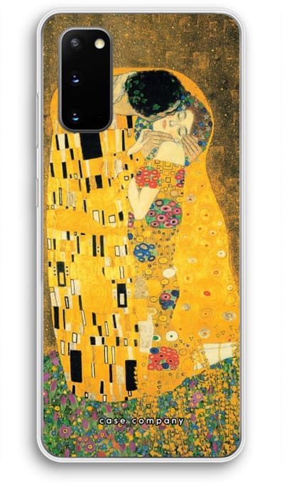 Case Company® - Hoesje geschikt voor Samsung Galaxy S20 hoesje - Der Kuss - Soft Cover Telefoonhoesje - Bescherming aan alle Kanten en Schermrand
