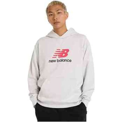New Balance Athletics French Terry Logo Hoodie Ash Maat: S | Hoodies Outlet | Heren | Grijs