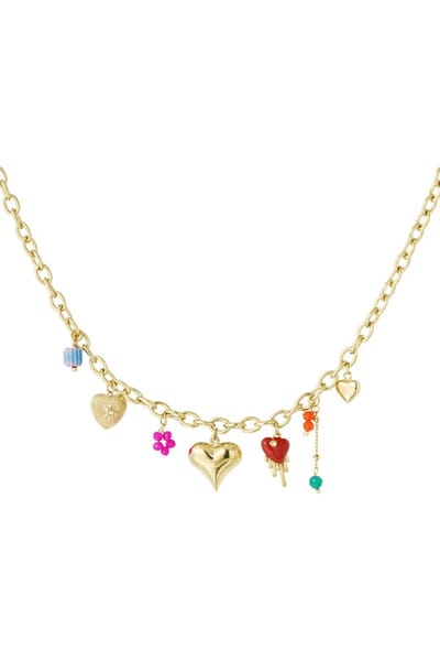 bedelketting lovers glow Goud