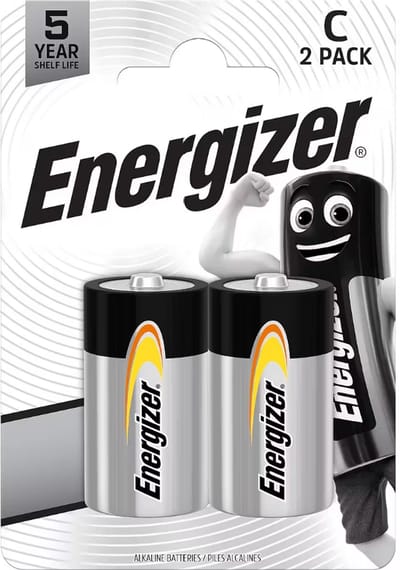 Energizer Everyday - Batterijen - C (LR14) - Alkaline - 2 stuks