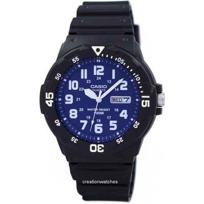 Casio Quartz Analog MRW-200H-2B2V MRW200H-2B2V Heren horloge