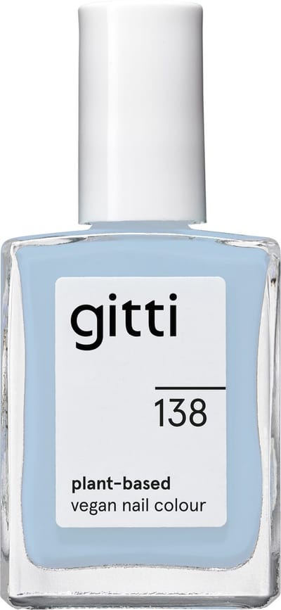 Gitti No. 138 - Denim Blue - nagellak - minimaal 82% natuurlijk - 23 vrij - manicure - blijft 7 dagen zitten