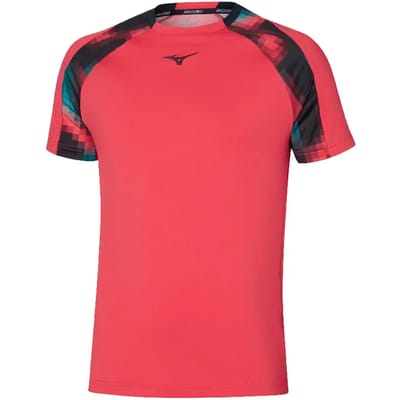 Mizuno Frontier Shadow T-shirt Met Korte Mouwen Rood XL Man
